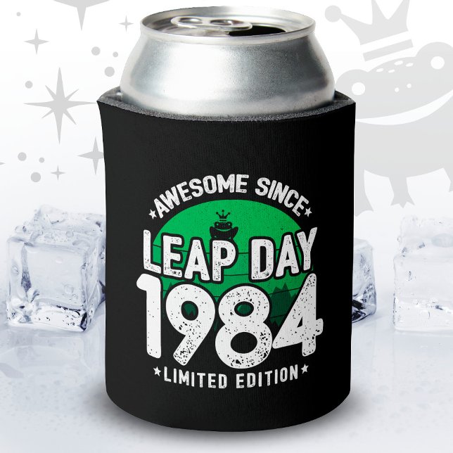 Awesome Since 1984 Leap Year Day Feb 29 Birthday Can Cooler (Creator Uploaded)