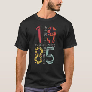 Awesome Since 1985 38th Birthday  38 Years Old Ret T-Shirt