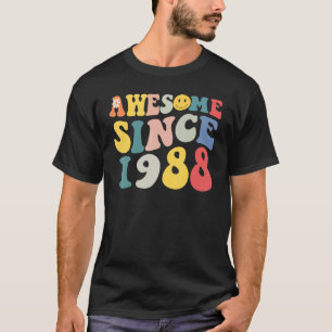 Awesome Since 1988 35 Years Old 35th Birthday Groo T-Shirt