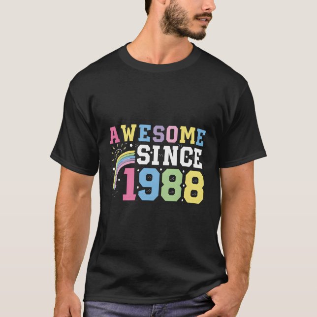 Awesome Since 1988 35Th T-Shirt (Front)