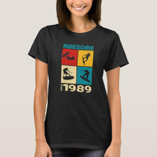 Awesome since 1989 Wakeboard lifestyle T-Shirt