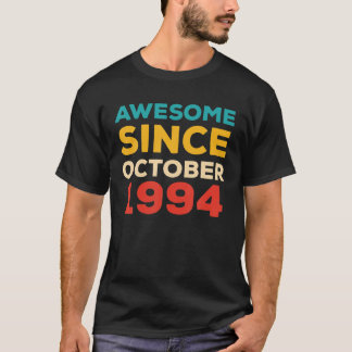 Awesome Since 1994 27Th Birthday Retro T-Shirt