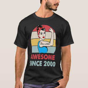 Awesome Since 2000 23 Year Old  23rd Birthday T-Shirt
