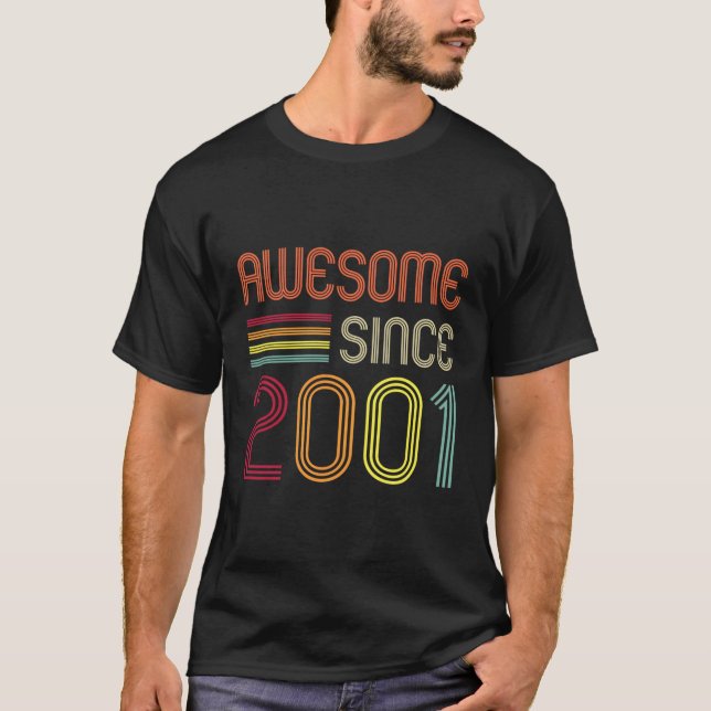 Awesome Since 2001 T-Shirt (Front)