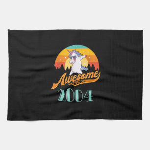 Awesome since 2004 - Year of Birth & Birthday Gift Kitchen Towel