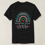 Awesome Since 2006 Rainbow 16th Birthday Gifts T-Shirt<br><div class="desc">A cute leopard rainbow birthday design that says Awesome Since 2006,  A nice 16th Birthday gift for girls and boys your daughter,  granddaughter,  sister,  Brother,  niece,  cousin,  turning 16 year old who was born in 2006.</div>
