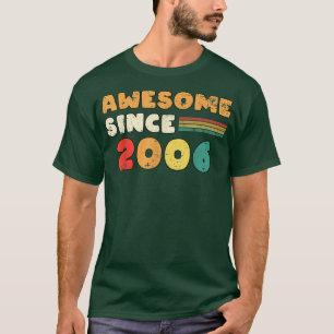 Awesome Since 2006 Retro Vintage for 16th Birthday T-Shirt