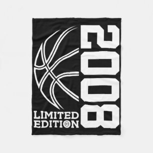 Awesome Since 2008 Birthday Bysketbyll Limited Edi Fleece Blanket