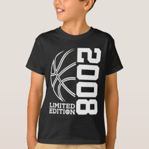 Awesome Since 2008 Birthday Bysketbyll Limited Edi T-Shirt