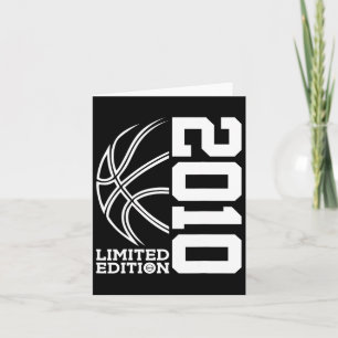 Awesome Since 2010 Birthday Bysketbyll Limited Edi Card
