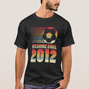 Awesome Since 2012 Soccer 11th Birthday T-Shirt
