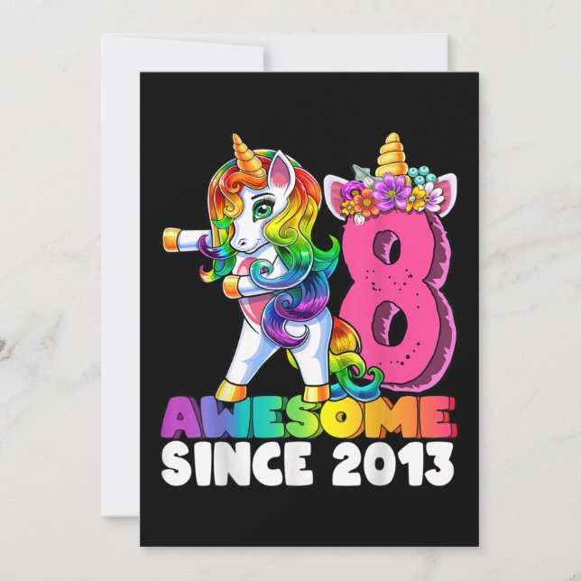 Awesome Since 2013 Save The Date (Front)