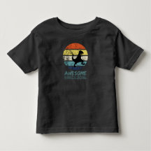 Awesome Since 2016 Black T-rex Dinosaur Tee