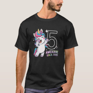 Awesome Since 2020 Dab Unicorn Party T-Shirt