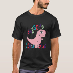 Awesome Since 2020 Dinosaur Dino For Kids Boys Gi T-Shirt
