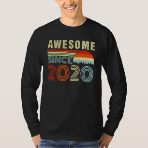 Awesome Since 2020 Retro 2 Years Old Vintage 2nd B T-Shirt
