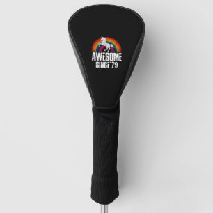 Awesome Since 79 Unicorn Vintage Funny Birthday Gi Golf Head Cover