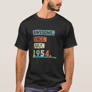 Awesome Since August 1954 Birthday Men 1 T-Shirt