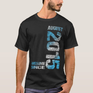 Awesome since August 2015 8th Birthday Born 2015 1 T-Shirt