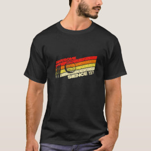 Awesome Since Best Of 1971 51th Vintage Retro Golf T-Shirt