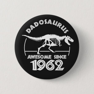 Awesome since Dad Father Birthday T-Shirt 2 Inch Round Button