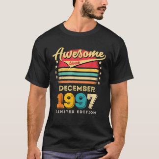 Awesome Since December 1997 Birthday T-Shirt