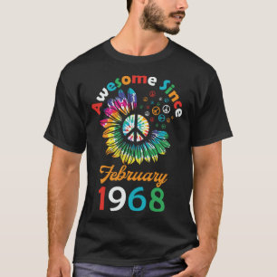 Awesome Since February 1968 is a Funny Quote T-Shirt