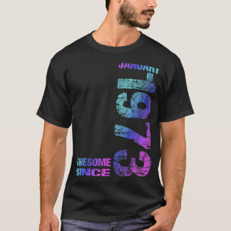 Awesome since January 1973 50th Birthday Born 1973 T-Shirt
