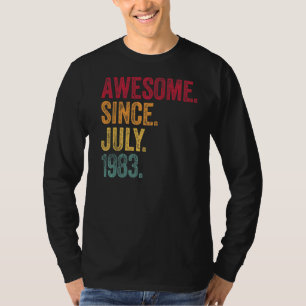 Awesome Since July 1983 39th Birthday 39 Years Ol T-Shirt