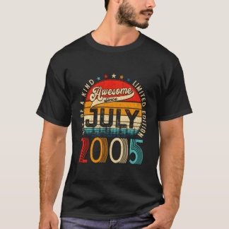 Awesome Since July 2005 18Th T-Shirt