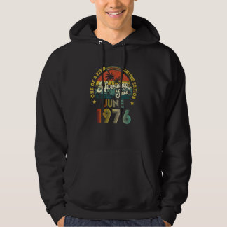 Awesome Since June 1976 46 Years Old 46th Birthday Hoodie