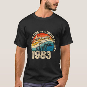 Awesome Since June 1983 40 40Th T-Shirt