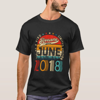 Awesome Since June 2018 5Th T-Shirt