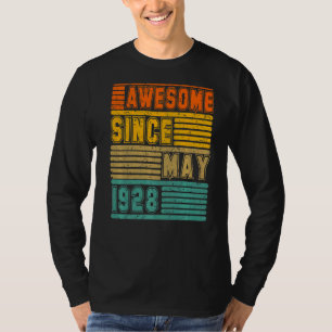 Awesome Since May 1928 Vintage 94th Men And Women T-Shirt
