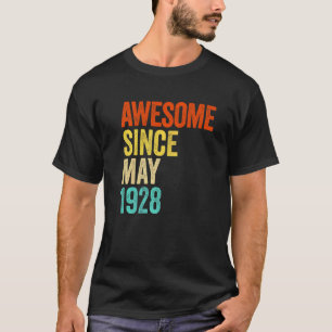 Awesome Since May 1928 Vintage 94th Men And Women  T-Shirt
