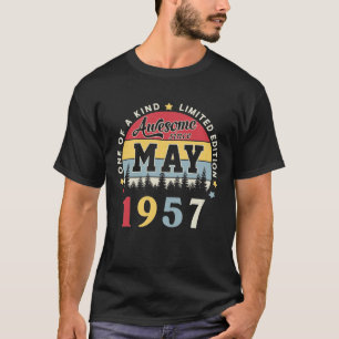 Awesome Since May 1957 Vintage Retro Birthday T-Shirt