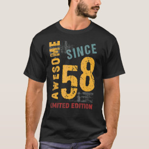 Awesome Since May 1958 For 64 Years Old 64th Birt T-Shirt
