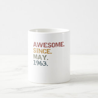 Awesome since may 1963 coffee mug