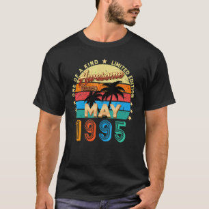 Awesome Since May 1995 27th Birthday Vintage T-Shirt