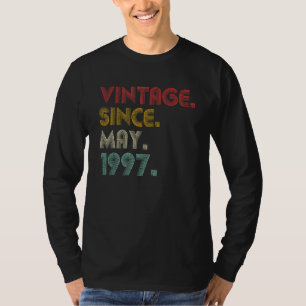 Awesome Since May 1997 Vintage 25th Birthday T-Shirt