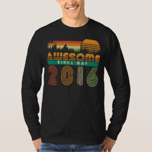 Awesome Since May 2019 6th Year Anniversary Couple T-Shirt