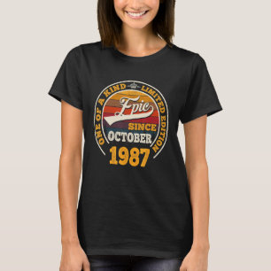 Awesome Since October 1987 35th Birthday 35 Years T-Shirt