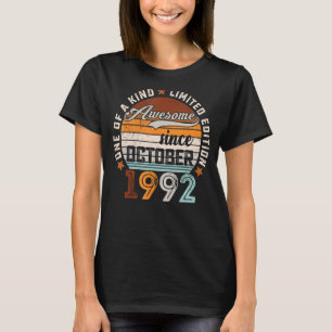Awesome Since October 1992 30th Birthday 30 Years T-Shirt