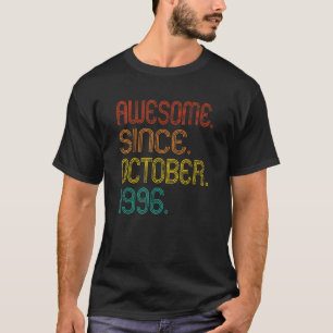 Awesome Since October 1996 Retro 26 Years Old 26th T-Shirt