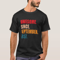 Awesome Since September 1957 Vintage Personalized
