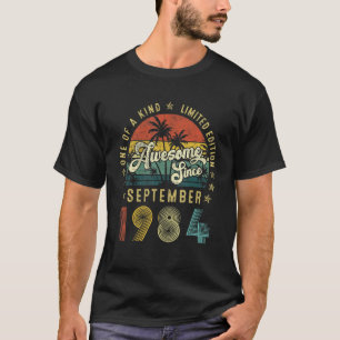 Awesome Since September 1984 39 Years Old 39th Bir T-Shirt