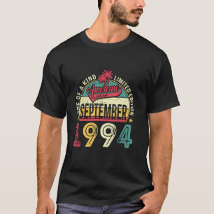 Awesome Since September 1994 30th Birthday Retro M T-Shirt