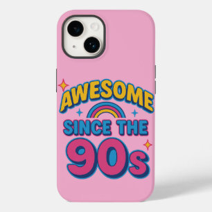 Awesome Since the 90s – Colourful Retro Y2K Style  Case-Mate iPhone 14 Case