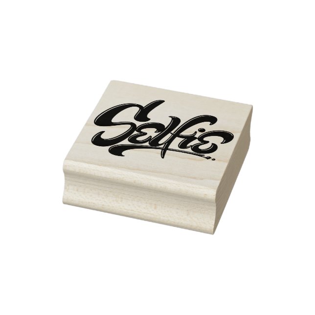 Awesome Skateboard Graffiti Selfie Lettering Rubber Stamp (Stamp)