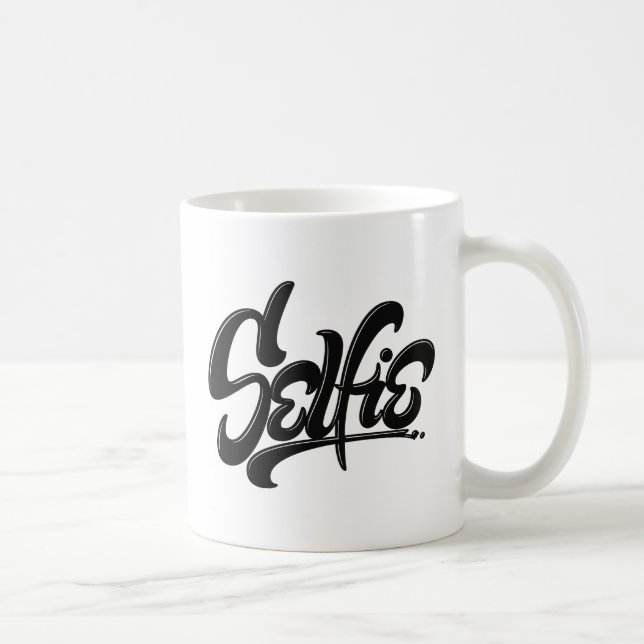 Awesome Skateboard Graffiti Selfie Street Art Mug (Right)